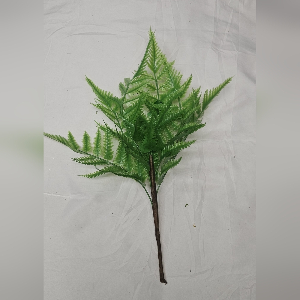 Artificial Fern Stem - Green Decorative Home Accent